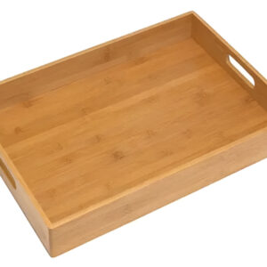 Alternative view of Bamboo Tray With Handle 3 pieces