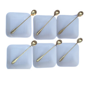 12 Pieces square dessert bowls