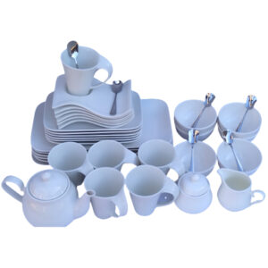 41 Pieces long plates set multipurpose spoon